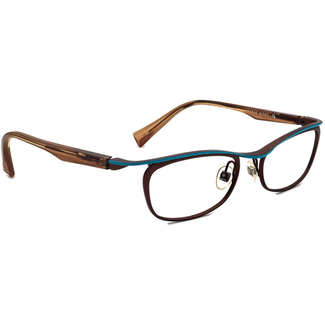 Alain Mikli Eyeglasses AO1240 MOCT Blue&brown Frame France 52[]17 135 ...