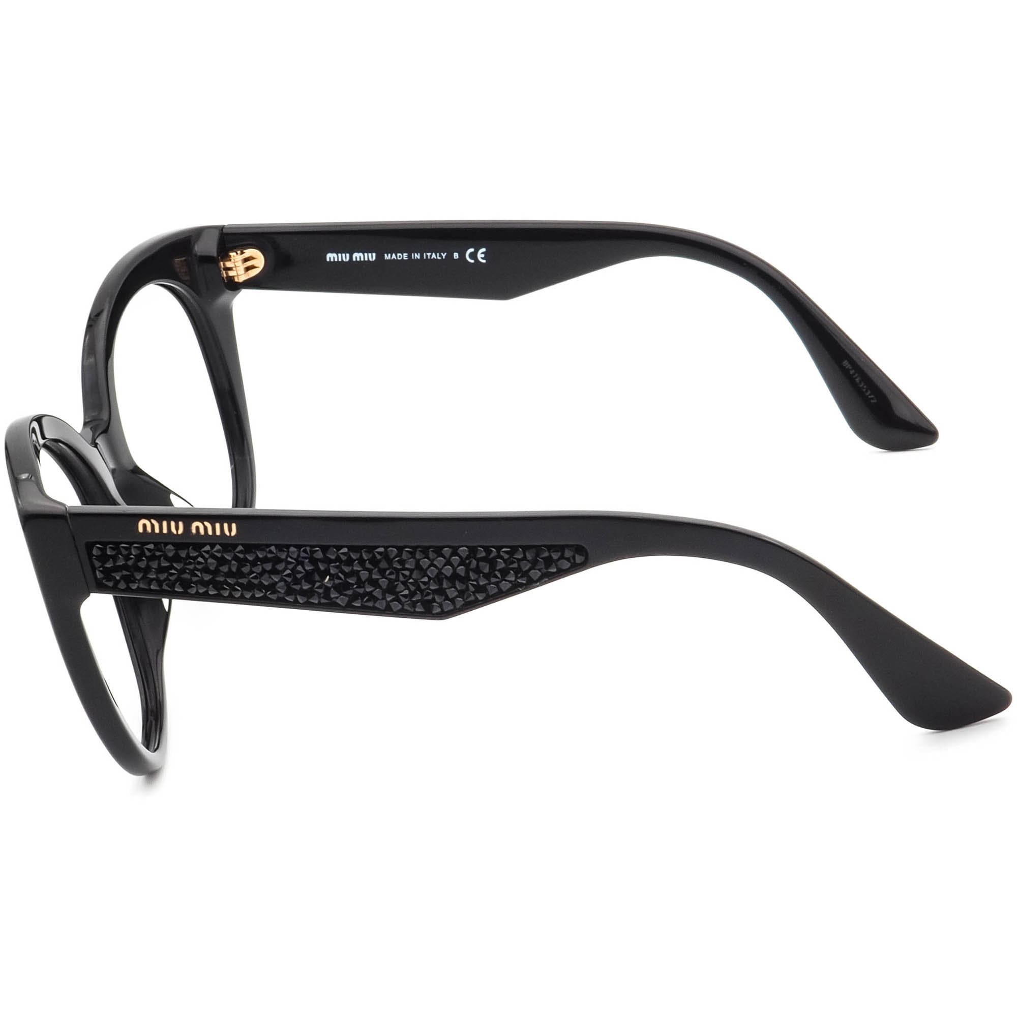 ブラックキャットアイサングラス miumiu Miu Miu small cat-eye black sunglasses – Eyewear Club
