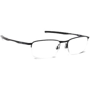 Oakley Men&#39;s Eyeglasses OX3174-0153 Barrelhouse 0.5 Matte Black Half Rim Metal Frame 53[]18 139