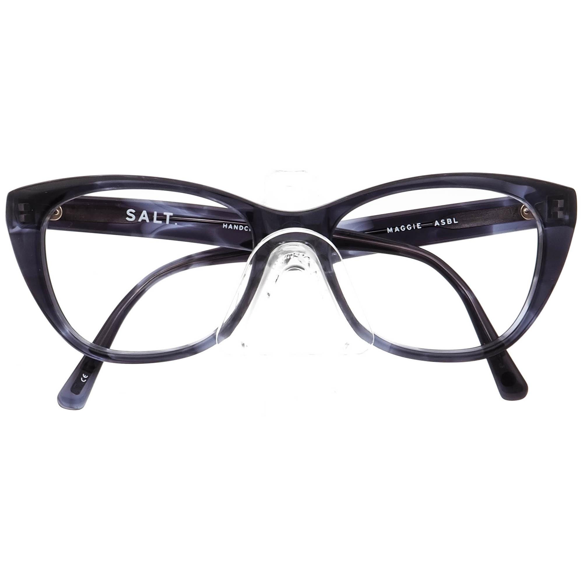 SALT Optics Eyeglasses Maggie Ash Blue Tort Cat Eye Handcrafted Japan 52-18-140 MacKenzie 52 | Indigo Oak – SALT. Optics main image 3