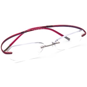 Lunettes de vue Silhouette 7690 60 6062 Violet Titan Sans monture Autriche 51[]17 140