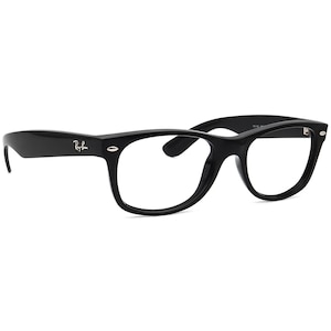Ray-Ban Sunglasses Frame Only RB 2132 New Wayfarer 901 Polished Black Square Italy 52 mm image 1