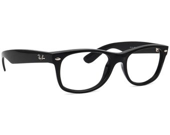 Ray-Ban Sunglasses Frame Only RB 2132 New Wayfarer 901 Polished Black Square Italy 52 mm