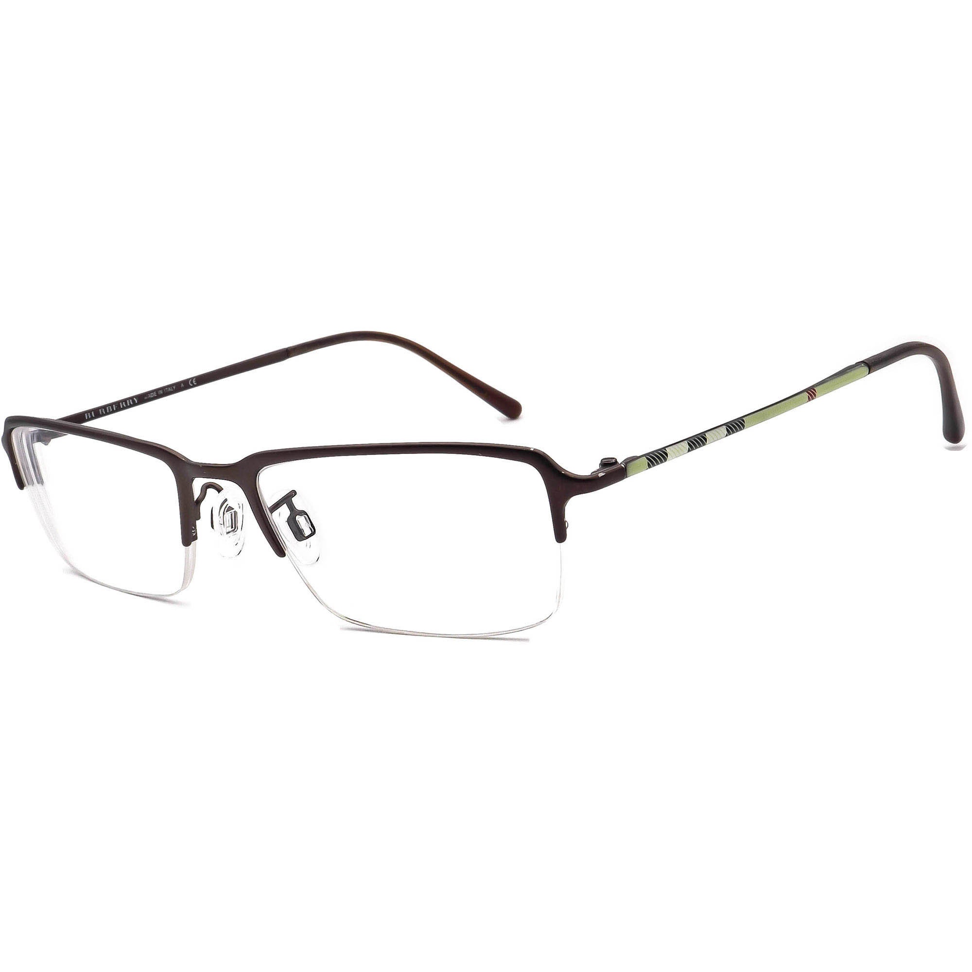 burberry half rim eyeglasses