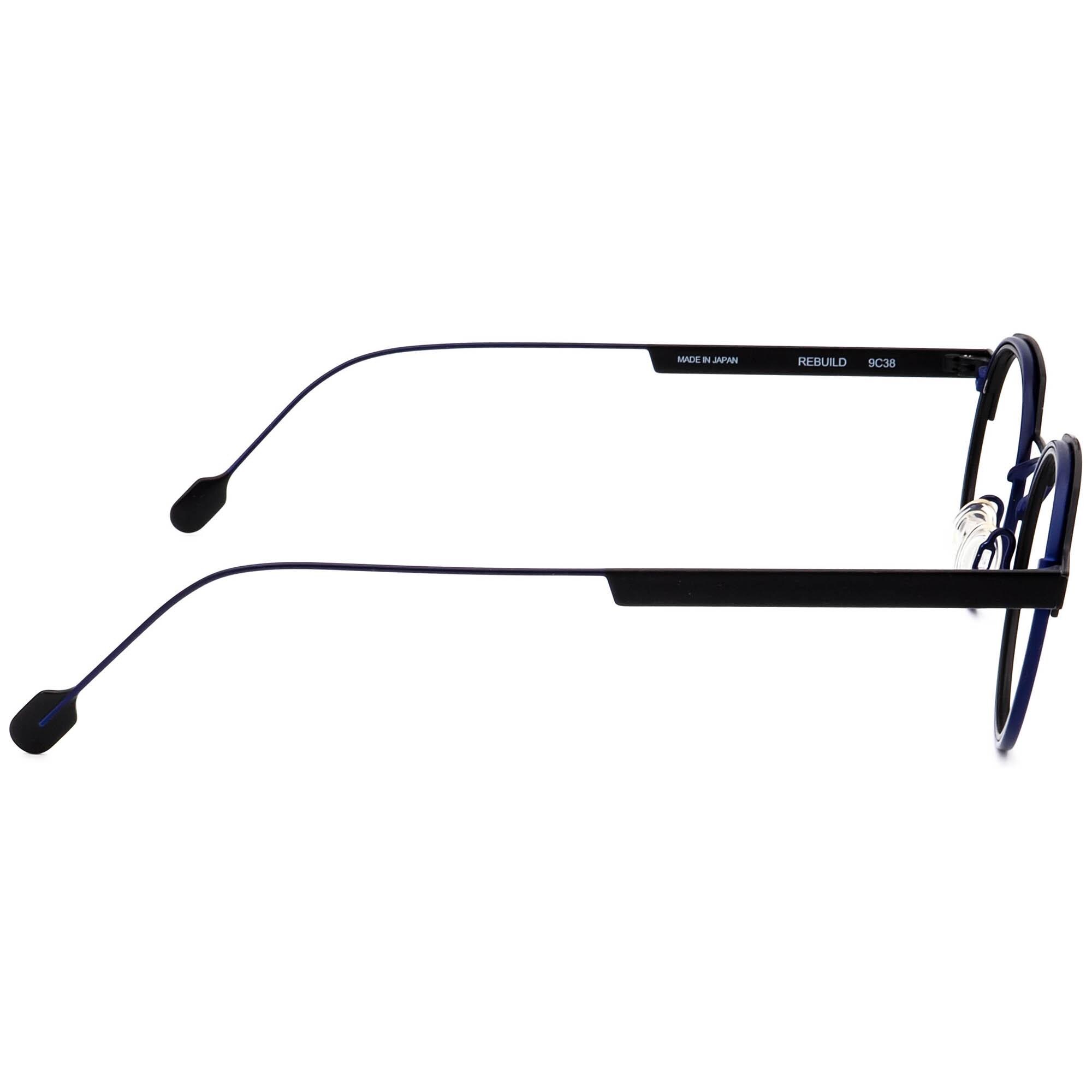 Anne Et Valentin Eyeglasses Rebuild 9C38 Titanium Black/blue
