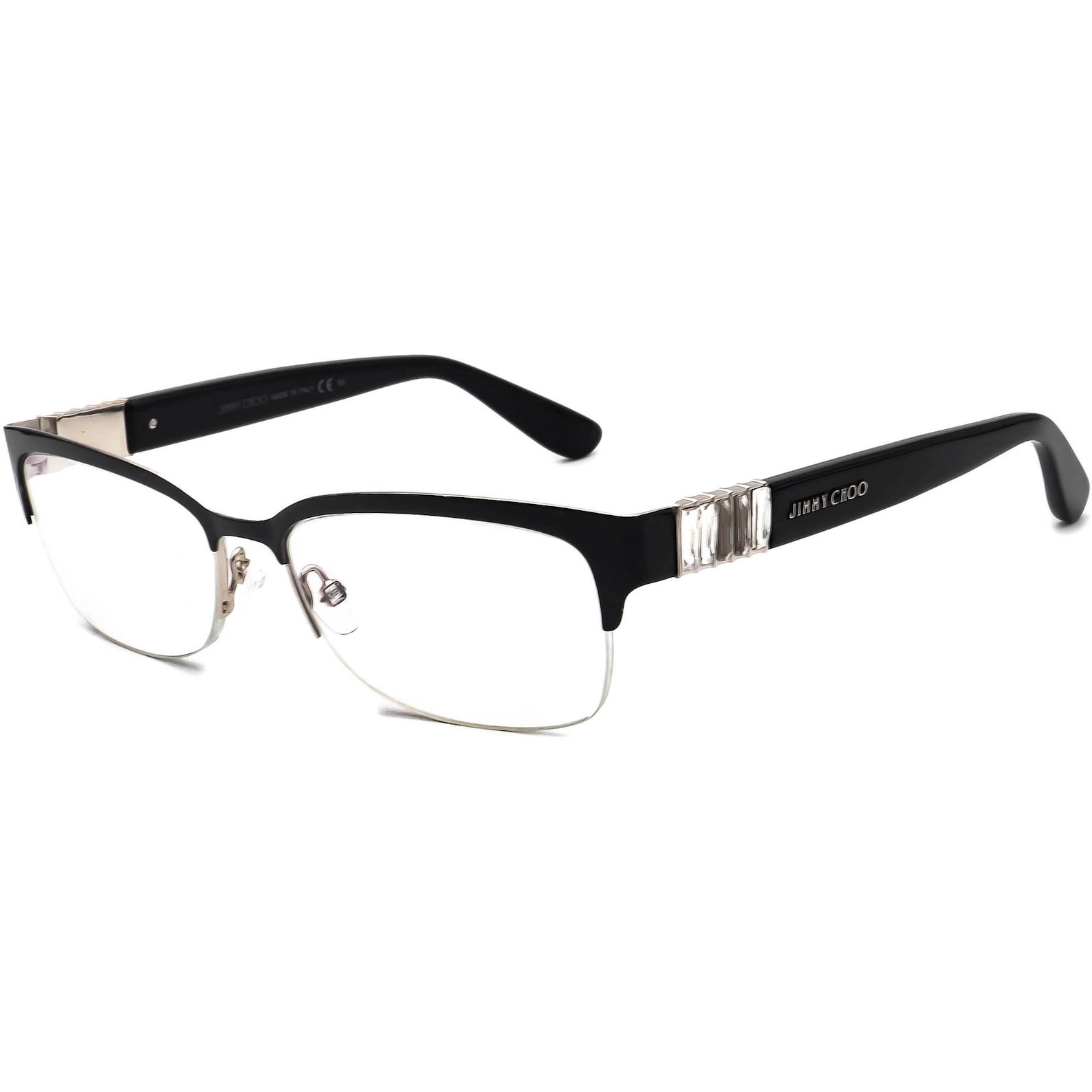 jimmy choo glasses with rhinestones