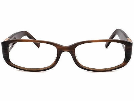 Swarovski Elements Women's Eyeglasses Brown Recta… - image 2