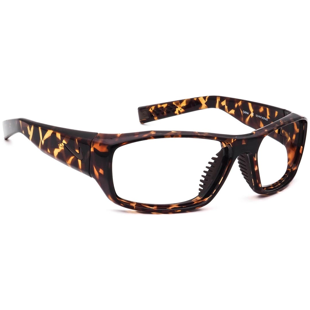 Nike Men's Sunglasses Frame Only Brazen EV0571 204 Tortoise Wrap 60 Mm ...