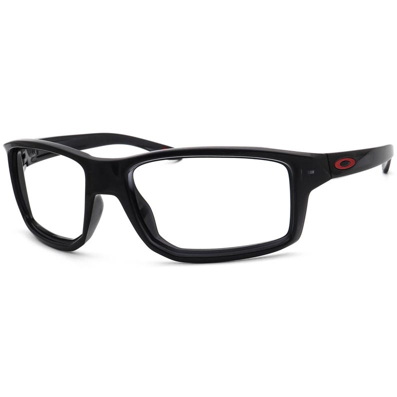 Óculos de Sol Masculinos Oakley Gibston OO9449-0560, Preto Polido, Envolvente, 61 mm imagem 3