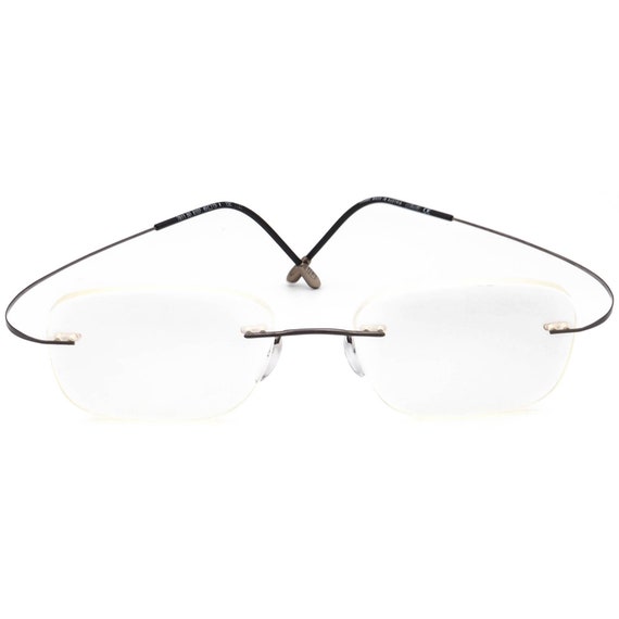 Silhouette Eyeglasses 7611 60 6107 7799 Titan Gun… - image 2