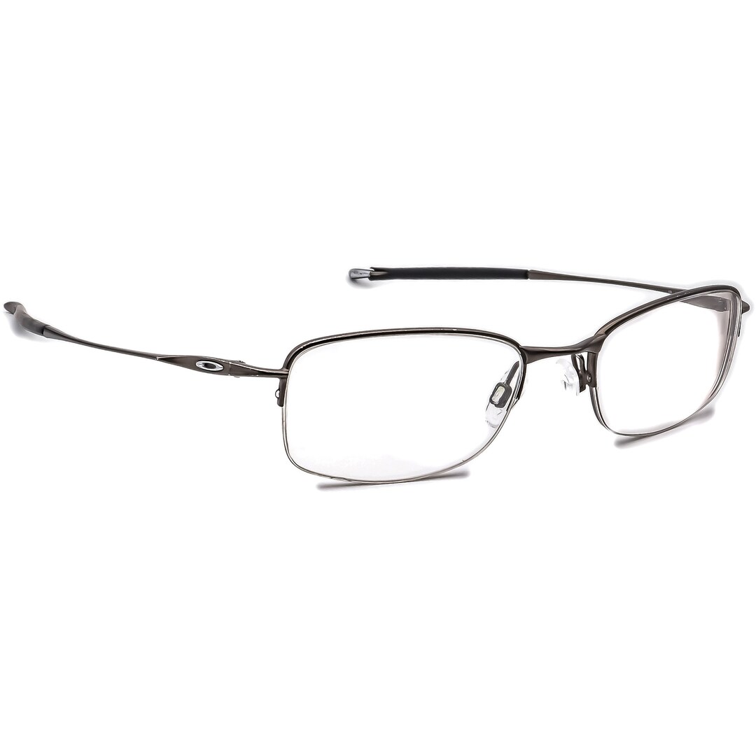 Oakley Men's Eyeglasses Jackknife 6.0 Pewter Half Rim Metal Frame 51 ...