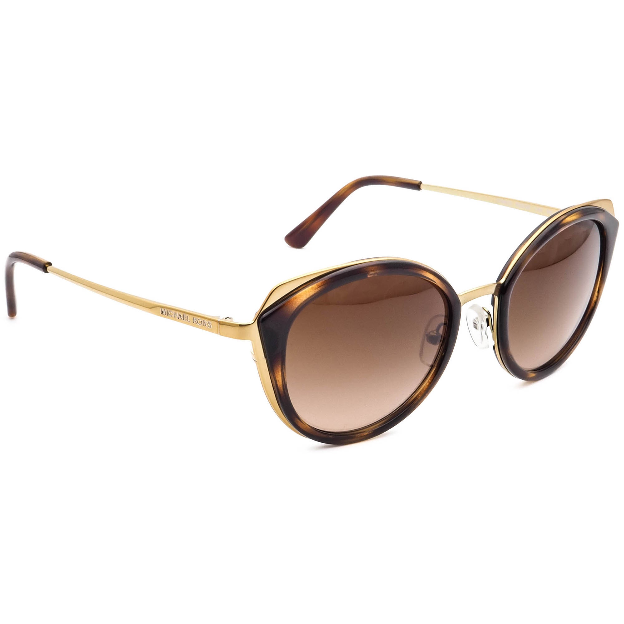 New Michael Kors Charleston Sunglasses in Pale Gold/Brown Transparent (MK1029) Michael Kors MK1120 Salt Lake City Sunglasses | LensCrafters main image 4