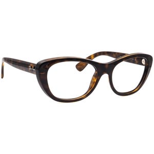 Ray-Ban Women's Sunglasses Frame Only RB 4227 710/13 Polished Dark Havana Cat Eye Italy 55 mm image 1