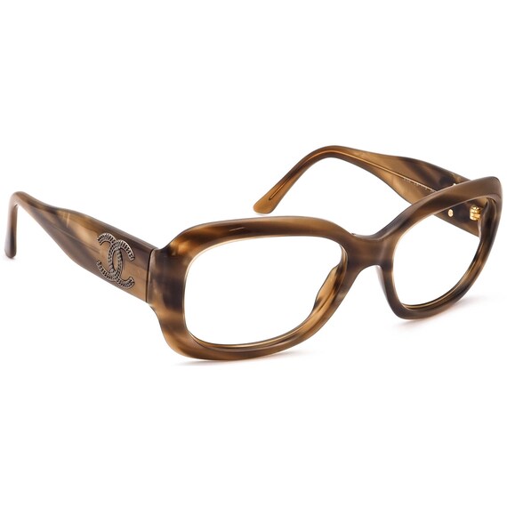 Chanel Sunglasses Frame Only 5102 C.871/73 Brown Marble Square