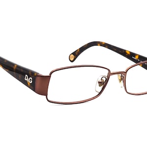 Dolce Gabbana Women&#39;s Eyeglasses D&G 5072 152 Brown Rectangular Frame 51[]16 135