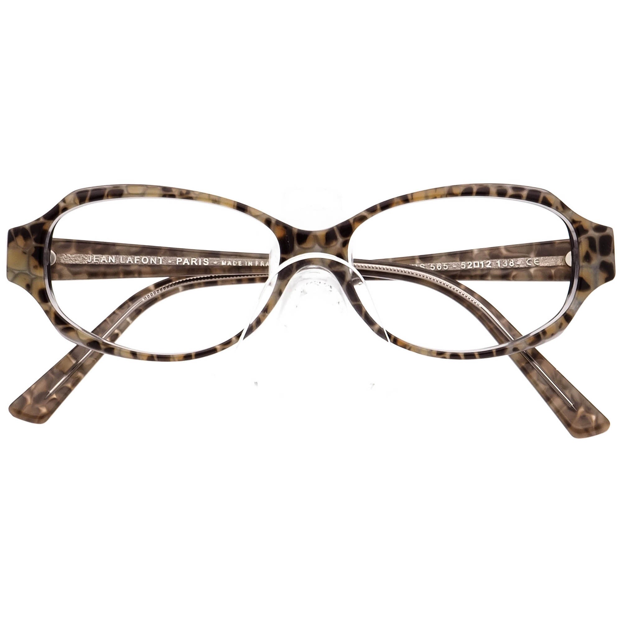 NEW JEAN LAFONT HIBISCUS DESIGNER EYEWEAR Jean Lafont Hibiscus 685 Red Oval Eyeglasses Frames 52-12  main image 3