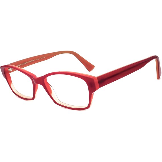 Jean Lafont Eyeglasses Lin 6023 Red/Orange Rectan… - image 3