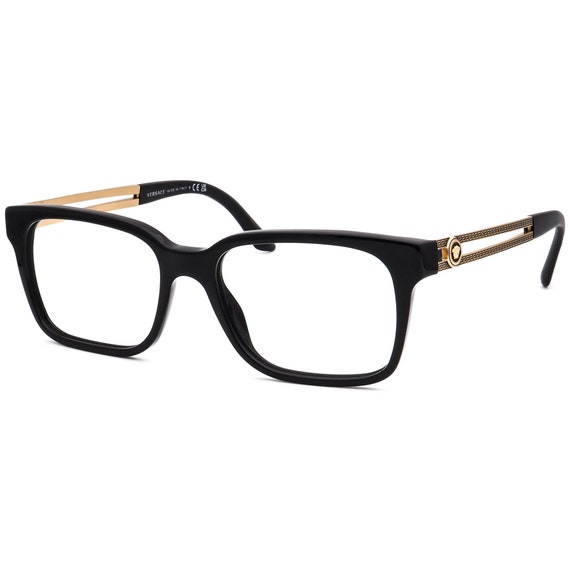 Versace Eyeglasses MOD. 3218 GB1 Black/Gold Squar… - image 3