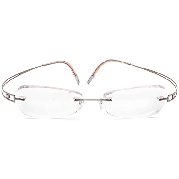 Silhouette Eyeglasses 6794 40 6051 Titan Gray Rim… - image 1