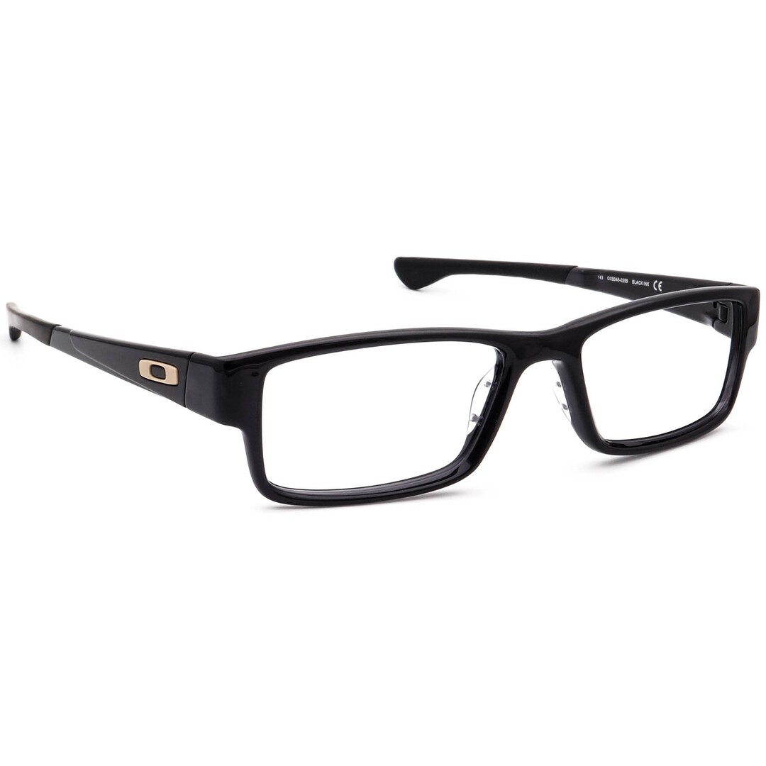 Oakley Men's Eyeglasses OX8046-0255 Airdrop Black Ink Oakley Men's Eyeglasses OX8046-0255 Airdrop Black Ink