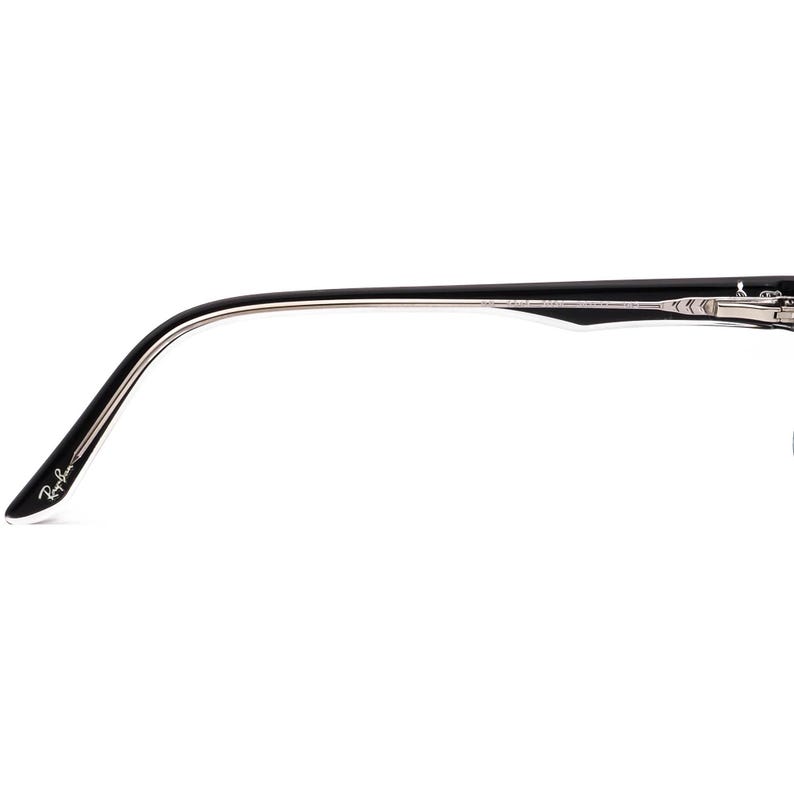 Gafas Ray-Ban RB 5245 2034 Negro Pulido sobre Marco Cuadrado Transparente 54[]17 145 imagen 7