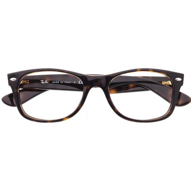 Gafas de sol Ray-Ban Montura única RB 2132 New Wayfarer 902 Havana pulida Cuadrada Italia 52 mm imagen 6