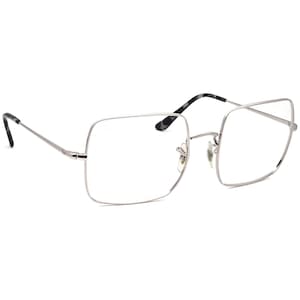 Ray-Ban Sunglasses Frame Only RB 1971 9149/3F Polished Silver Square Metal Italy 54 mm