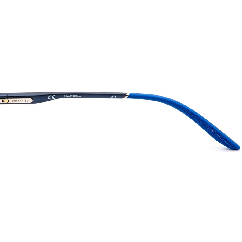 Lunettes de vue homme Nike 8045 416 bleues demi-cerclées en métal 5717 140 image 8