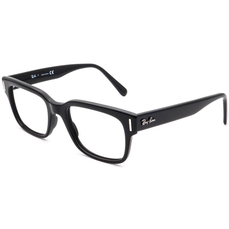 Ray-Ban Eyeglasses RB 5388 Jeffrey 2000 Polished Black Square Frame 53[]20 150 image 3