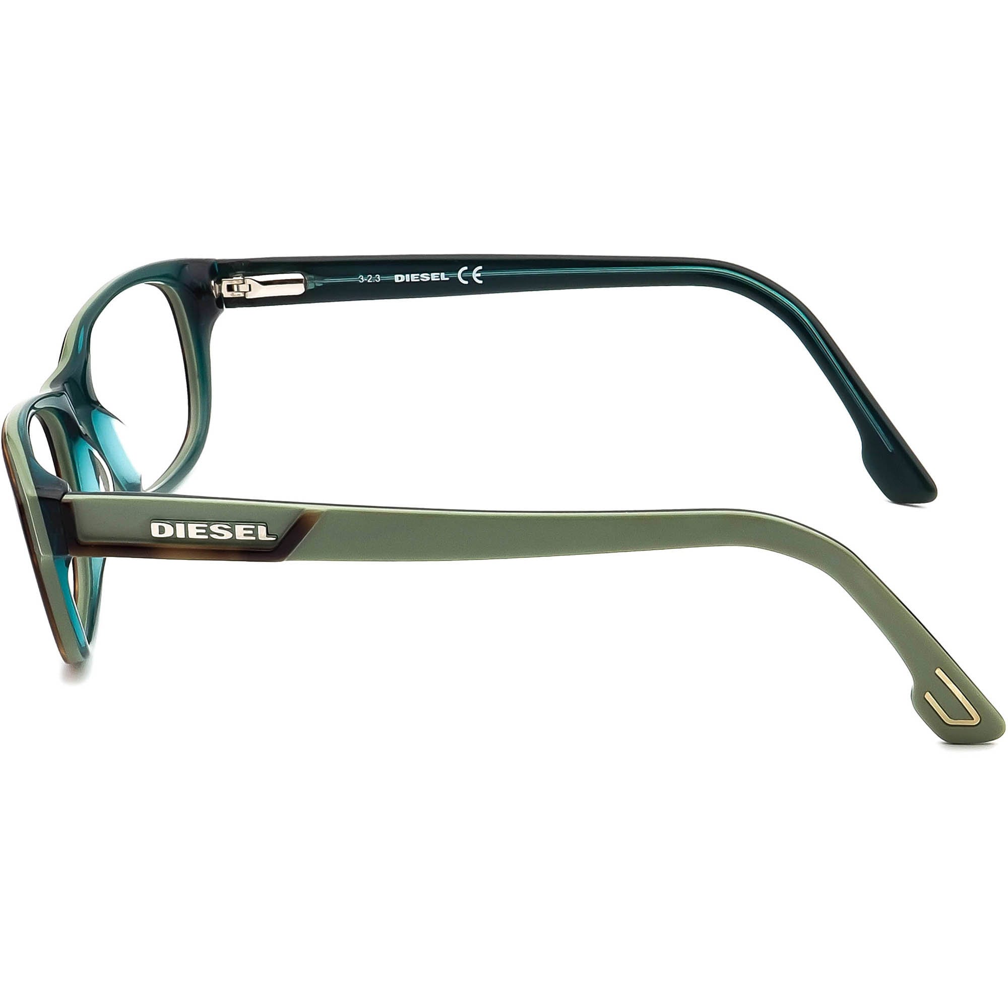 Diesel Eyeglasses DL5012 Col.056 Tortoise&green B-shape  display picture 3