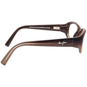 Lunettes de soleil femme Maui Jim, monture uniquement MJ 219-01 Punchbowl STG-BG Marron Dégradé Arrondi Carré Italie 54 mm image 4