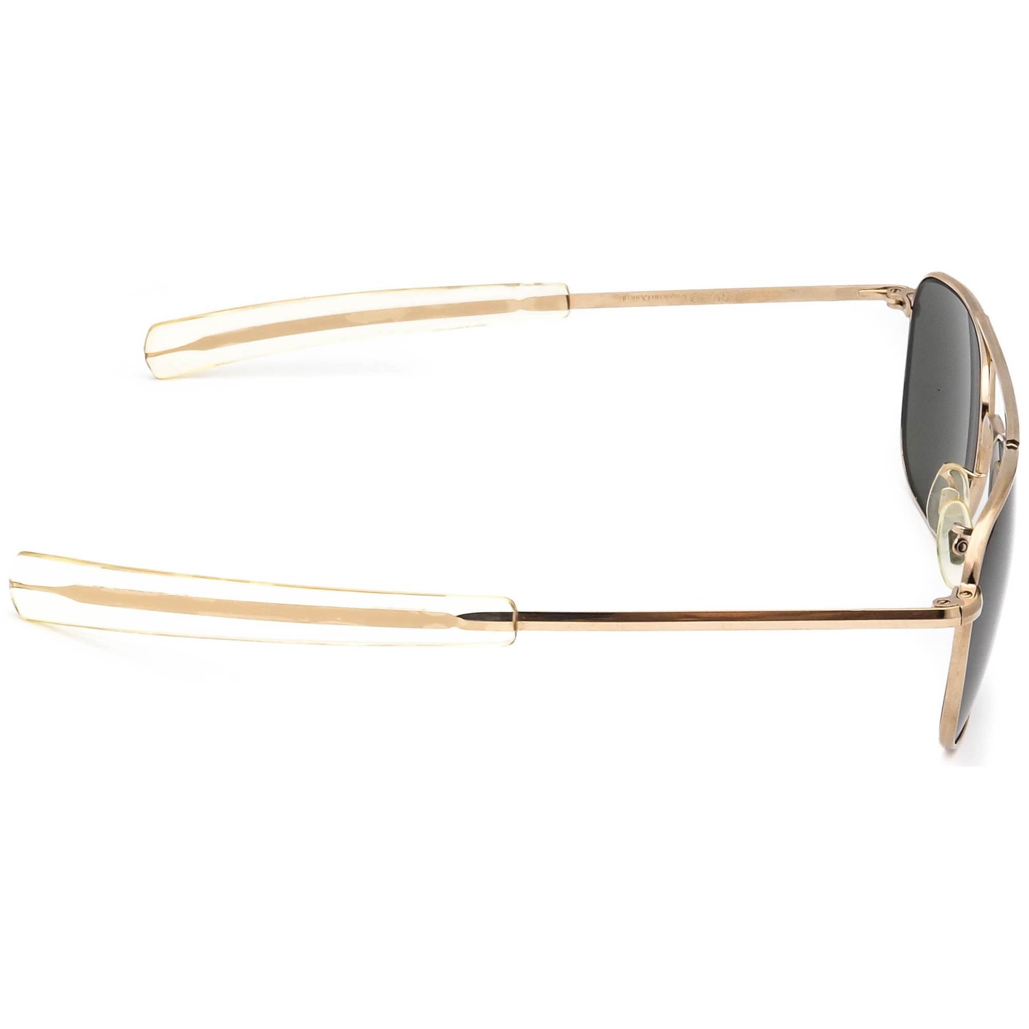 American Optical Vintage Sunglasses 5 1/2 AO Vintage Gold Pilot