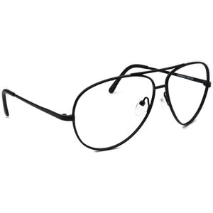 Serengeti Sunglasses Frame Only Corning Optics Black Aviator Metal Japan 58 mm