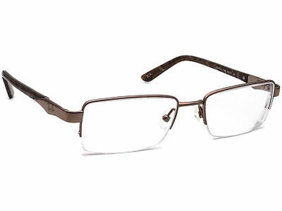 Buy Ray Ban Men's Eyeglasses RB 8616 1033 Titanium Brown Half Online in  India - Etsy