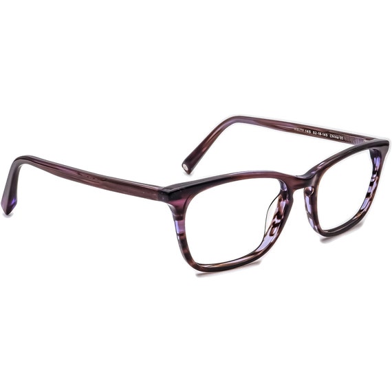 Warby Parker Eyeglasses Welty 145 Striped Purple … - image 1