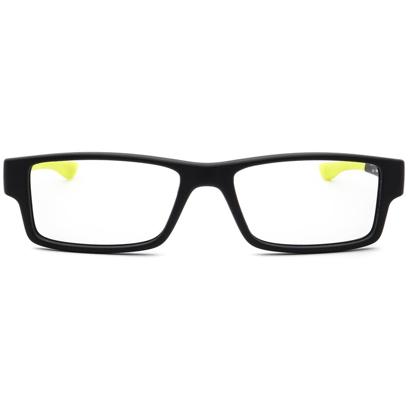 Oakley Junior Eyeglasses OY8003-0550 Airdrop XS Satin Black/Neon Green Rectangular Frame 50[]15 126 image 2