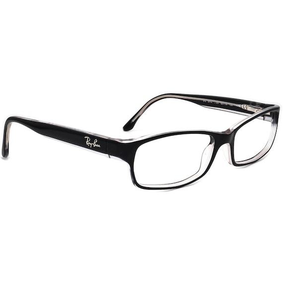letterlijk vijandigheid Mark Ray-ban Eyeglasses RB 5114 2034 Black on Clear Rectangular - Etsy