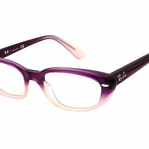 Ray Ban Eyeglasses RB 5242 5071 Violet Gradient Horn Rim Frame 5118 140 image 3