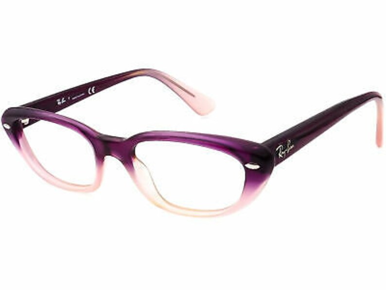 Ray Ban Eyeglasses RB 5242 5071 Violet Gradient Horn Rim Frame 5118 140 image 3