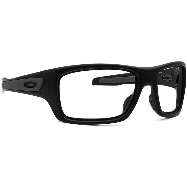 Oakley Men's Sunglasses Frame Only OO9263-01L Turbine Matte Black/Grey Wrap 65 mm image 1