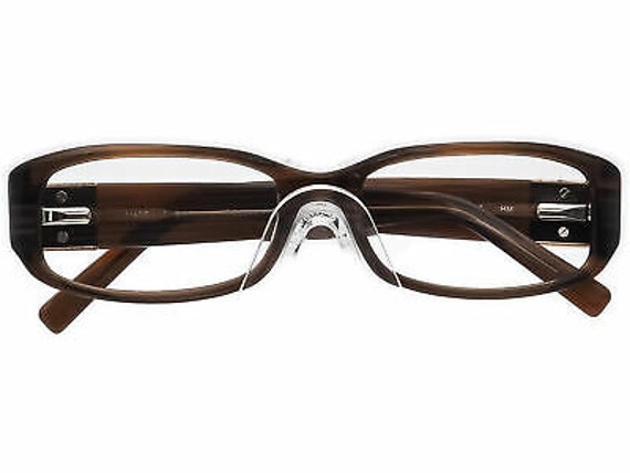 Swarovski Elements Women's Eyeglasses Brown Recta… - image 6