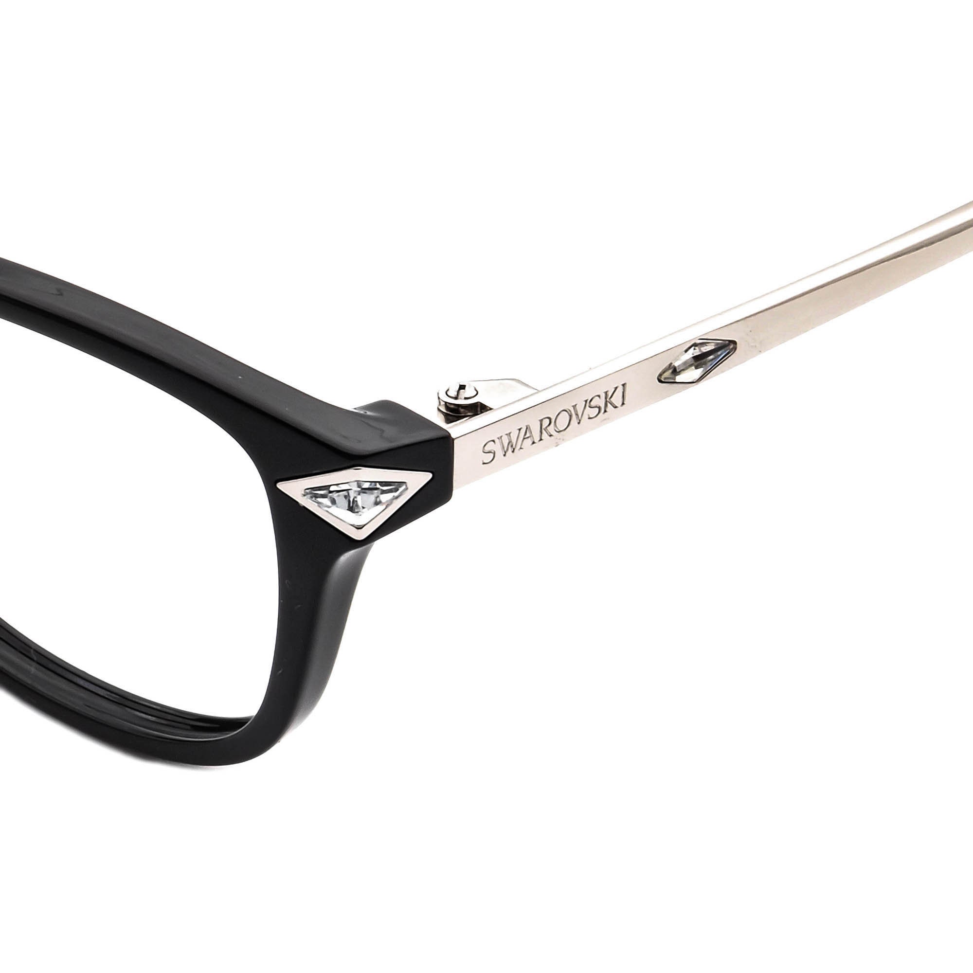 Swarovski Eyeglasses SK 5293-D 001 Black/silver Rhinestones