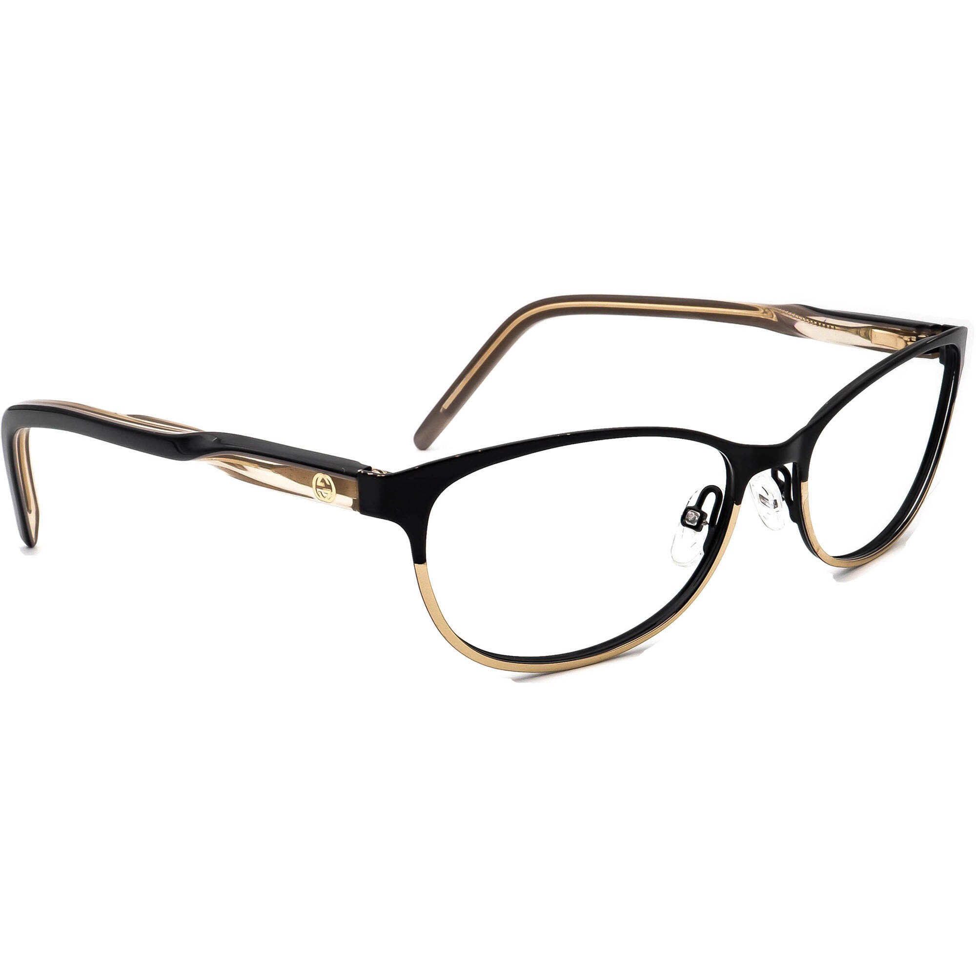 Gucci black and gold eyeglasses 2025
