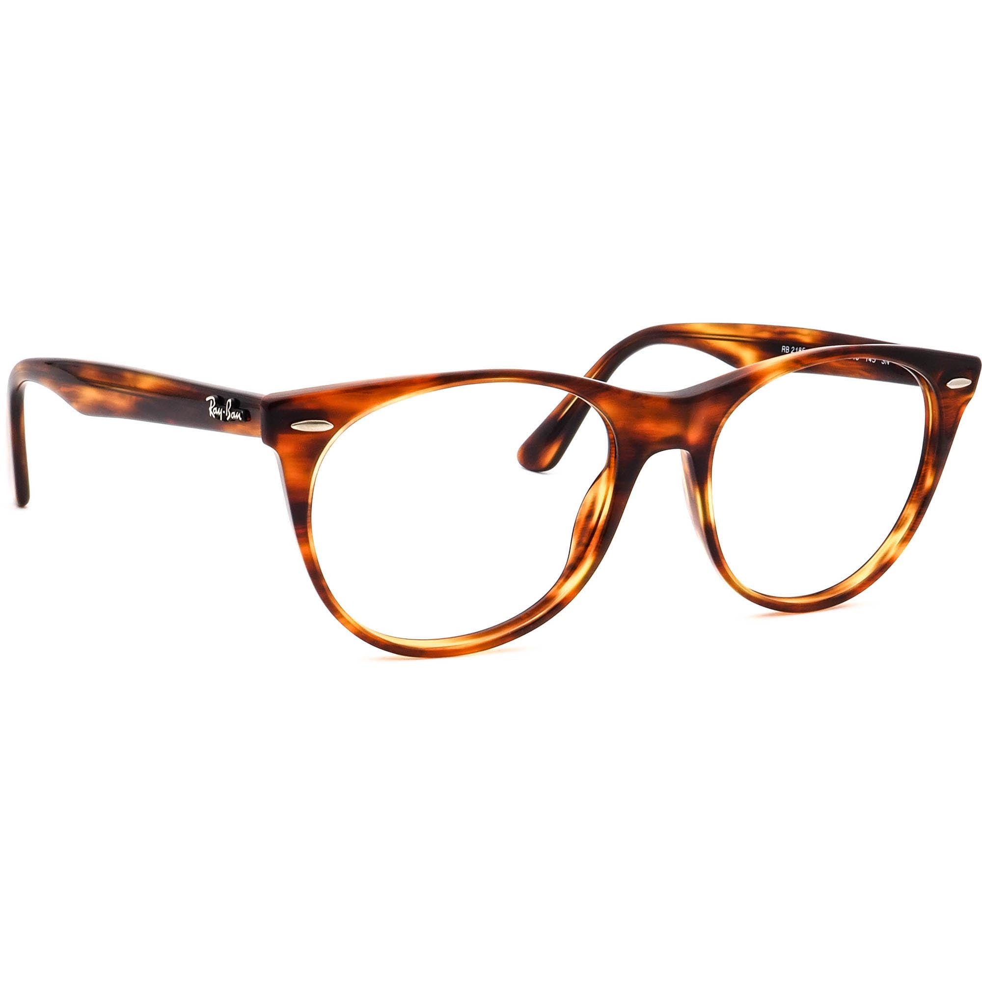 Ray-Ban サングラス　ORB2185 Ray-Ban RB2185 - Round Black Frame Prescription Sunglasses