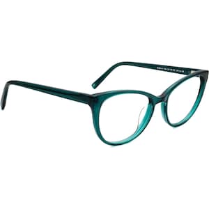 Warby Parker Eyeglasses Shea M 728 Peacock Green Cat Eye Frame 51[]18 140