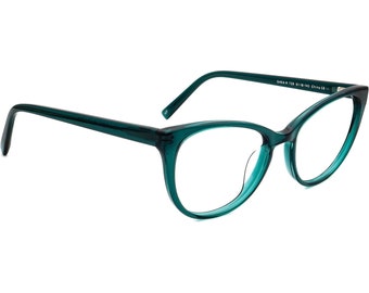 Warby Parker Eyeglasses Shea M 728 Peacock Green Cat Eye Frame 51[]18 140