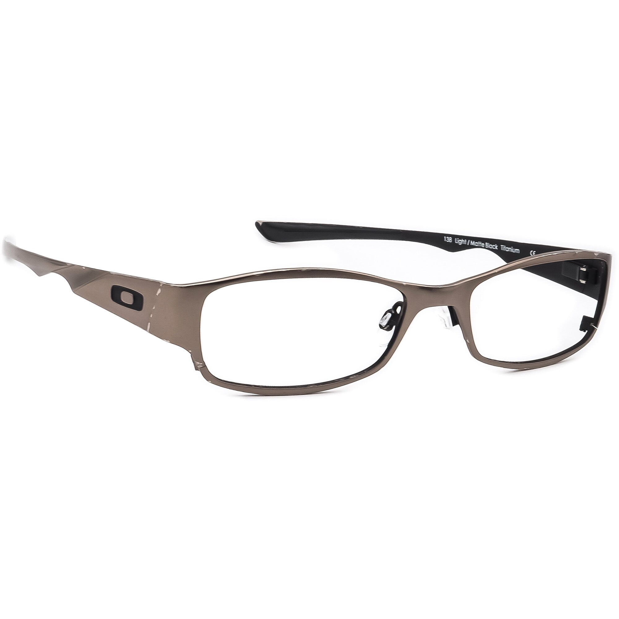 Oakley Eyeglasses Dictate  Light Brown/black Rectangular - Etsy India