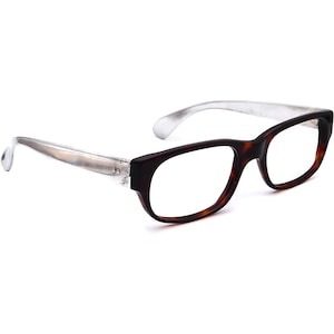Cutler And Gross Eyeglasses Havana/Silver Rectangular Frame 53[]17 140