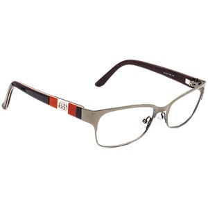 Gucci Eyeglasses GG 4214 9S5 Shiny Gunmetal/Gray Rectangular Italy 54[]16 135