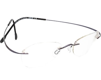 Silhouette Eyeglasses M7395 /40 6053 Titan Purple Rimless Austria 48[]19 140